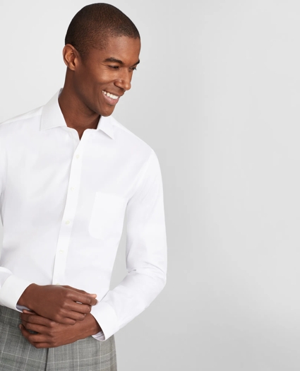 Soho Extra-Slim Fit Dress Shirt, Performance Non-Iron with COOLMAX®, English Spread Collar Broadcloth, image 1