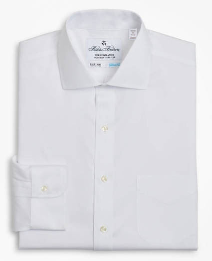 Soho Extra-Slim Fit Dress Shirt, Performance Non-Iron with COOLMAX®, English Spread Collar Broadcloth, image 5