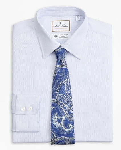 Luxury Collection Regent Regular-Fit Dress Shirt, Franklin Spread Collar Broken  Stripe, image 1