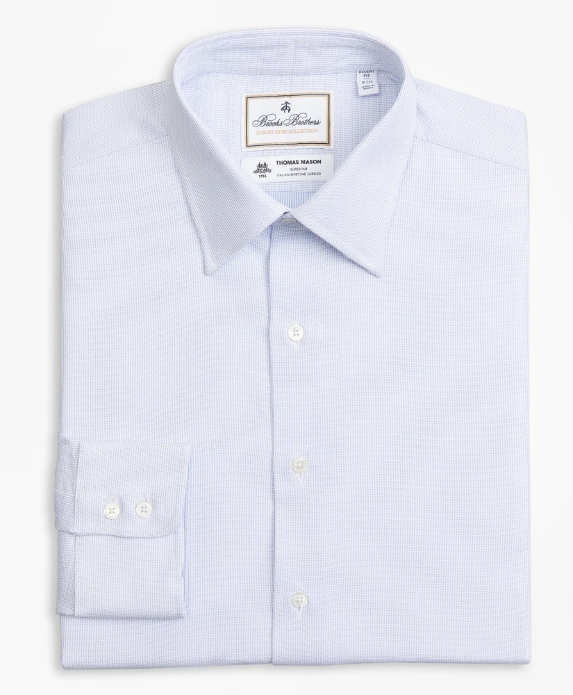 Luxury Collection Regent Regular-Fit Dress Shirt, Franklin Spread Collar Broken  Stripe, image 4