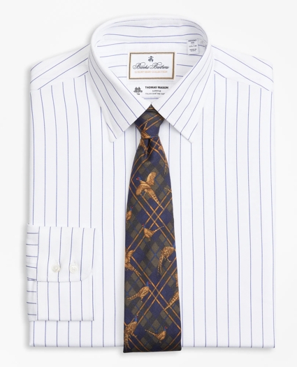 Luxury Collection Regent Regular-Fit Dress Shirt, Franklin Spread Collar Pinstripe, image 1