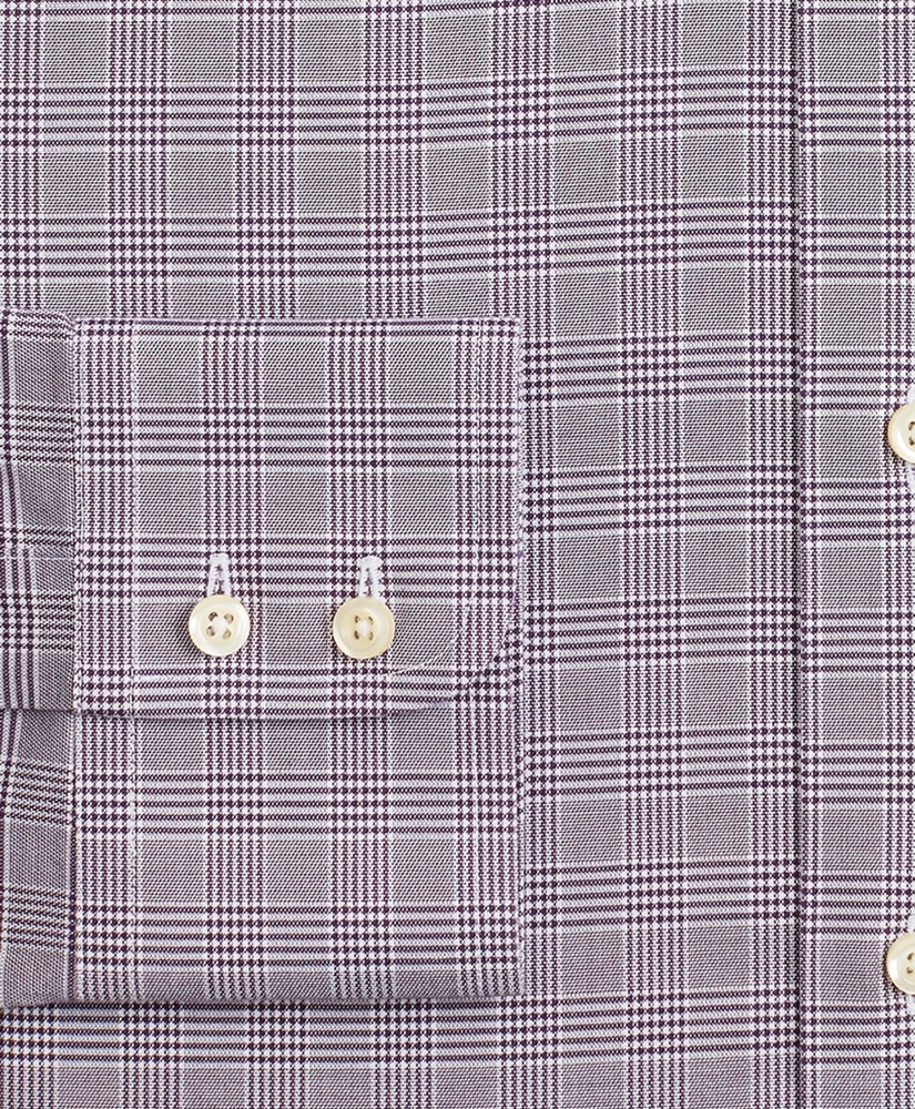 Regent Regular-Fit Dress Shirt, Non-Iron Royal Oxford Glen Plaid, image 3