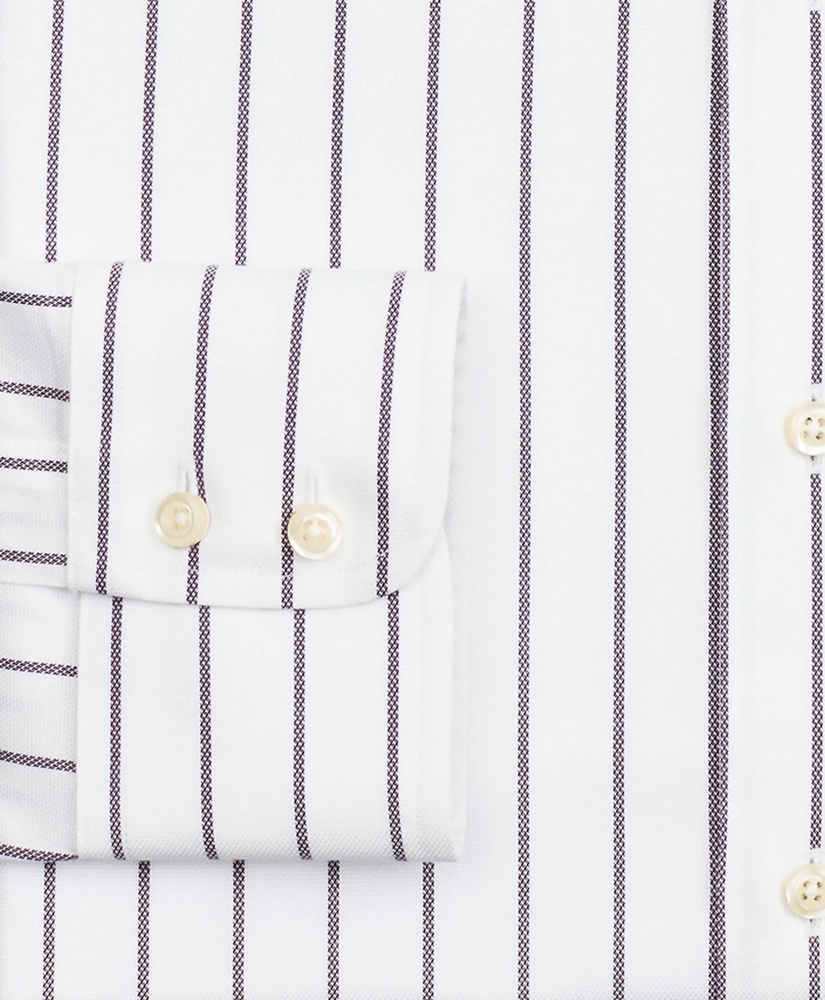 Regent Regular-Fit Dress Shirt, Non-Iron Royal Oxford Stripe, image 3