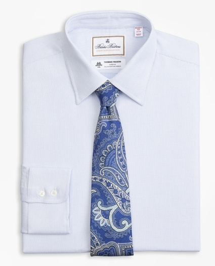 Luxury Collection Madison Relaxed-Fit Dress Shirt, Franklin Spread Collar Broken Stripe, image 1