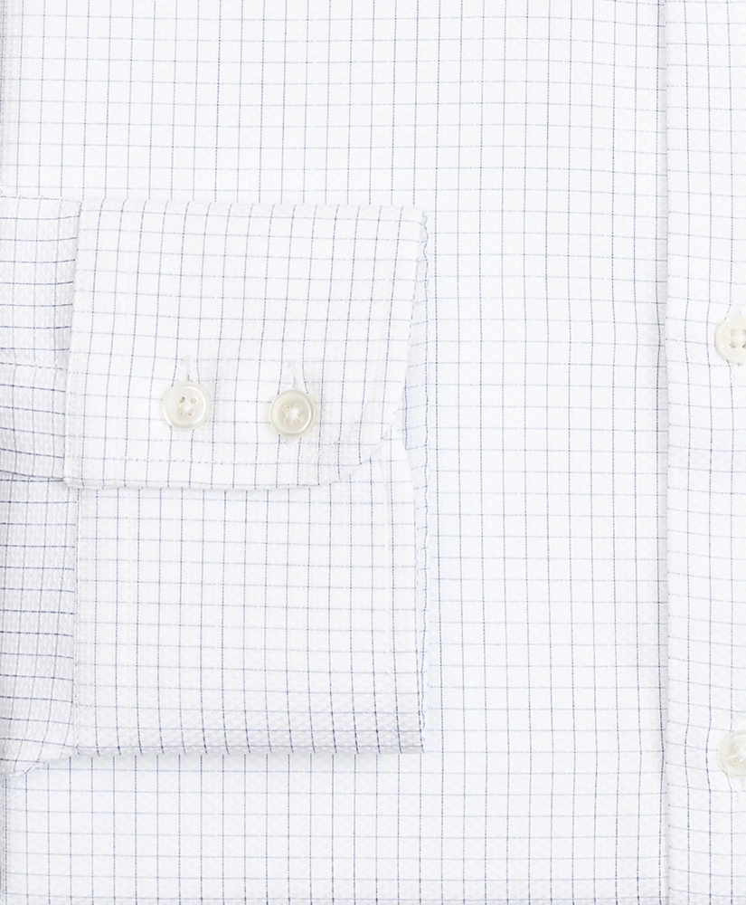 Luxury Collection Madison Relaxed-Fit Dress Shirt, Franklin Spread Collar Fine Windowpane, image 3