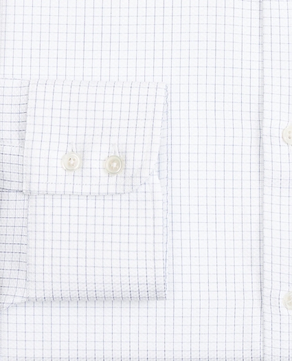 Luxury Collection Madison Relaxed-Fit Dress Shirt, Franklin Spread Collar Fine Windowpane, image 3