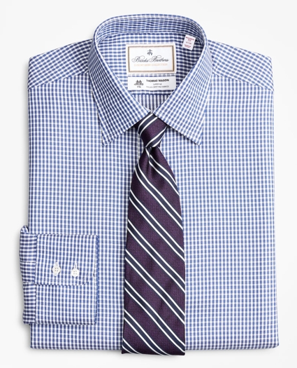 Luxury Collection Madison Relaxed-Fit Dress Shirt, Franklin Spread Collar Gingham, image 1