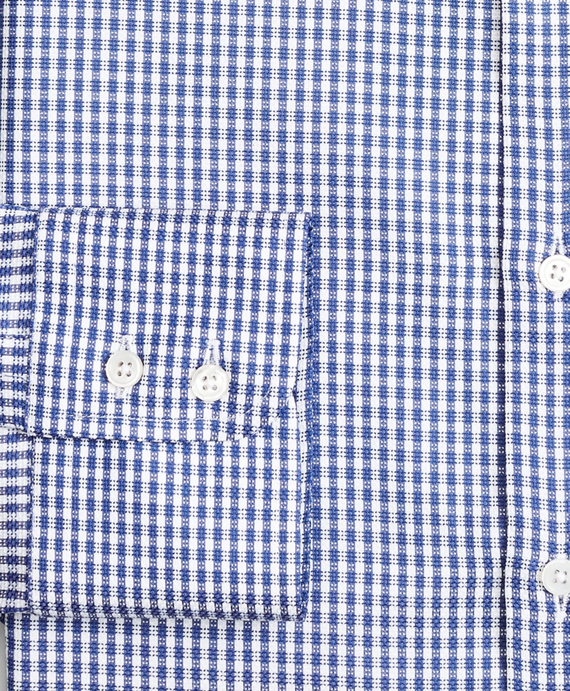 Luxury Collection Madison Relaxed-Fit Dress Shirt, Franklin Spread Collar Gingham, image 3