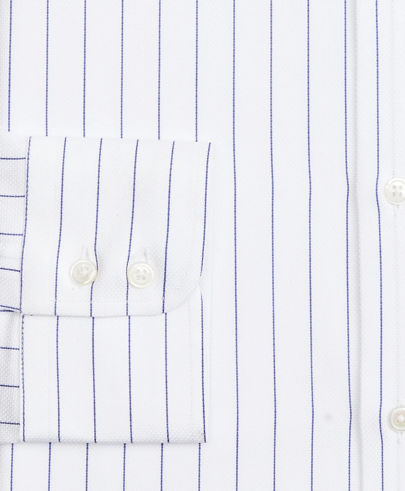 Luxury Collection Madison Relaxed-Fit Dress Shirt, Franklin Spread Collar Pinstripe, image 3
