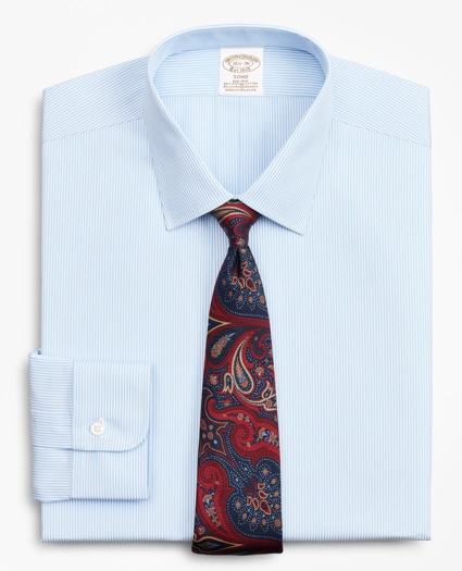 Stretch Soho Extra-Slim Fit Dress Shirt, Non-Iron Stripe, image 1