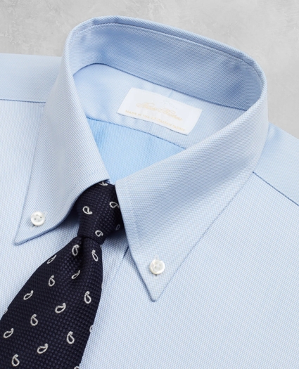 Golden Fleece® Regent Regular-Fit Dress Shirt, Button-Down Collar Blue Dobby, image 2