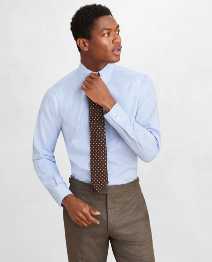 Golden Fleece® Regent Regular-Fit Dress Shirt, Button-Down Collar Stripe Dobby, image 1