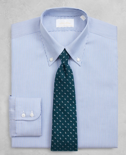 Golden Fleece® Regent Regular-Fit Dress Shirt, Button-Down Collar Stripe Dobby, image 2