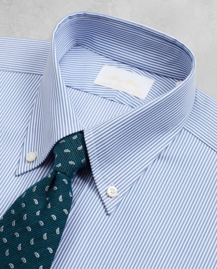 Golden Fleece® Regent Regular-Fit Dress Shirt, Button-Down Collar Stripe Dobby, image 3
