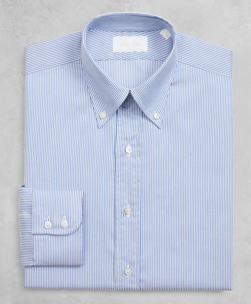 Golden Fleece® Regent Regular-Fit Dress Shirt, Button-Down Collar Stripe Dobby, image 5