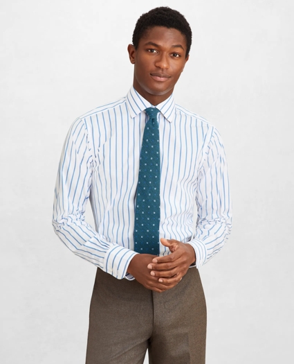 Golden Fleece® Regent Regular-Fit Dress Shirt, English Collar Bold Stripe, image 1