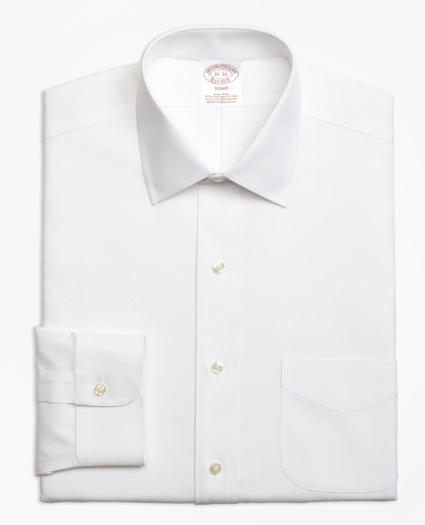 Stretch Soho Extra-Slim Fit Dress Shirt, Non-Iron Pinpoint Spread Collar, image 4
