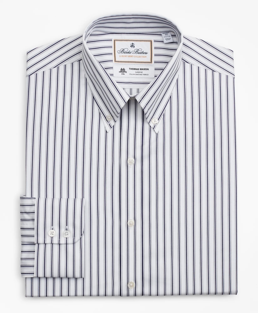 Luxury Collection Regent Regular-Fit Dress Shirt, Button-Down Collar Stripe, image 4