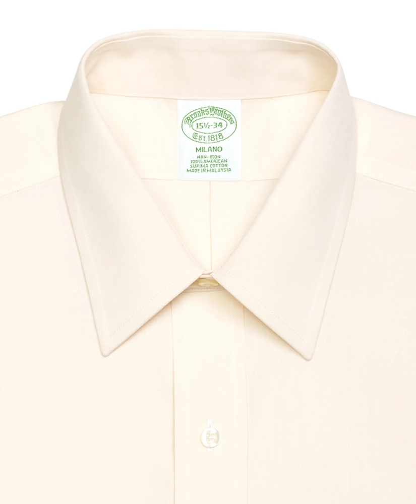 Milano Slim-Fit Dress Shirt, Non-Iron Point Collar, image 2