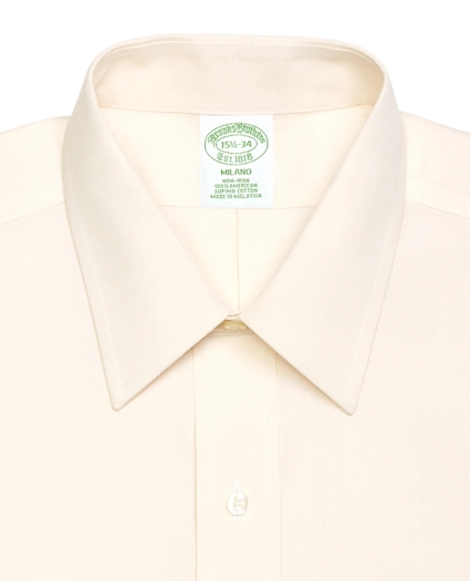 Milano Slim-Fit Dress Shirt, Non-Iron Point Collar, image 2