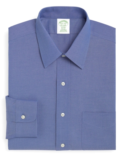 Milano Slim-Fit Dress Shirt, Non-Iron Point Collar, image 4