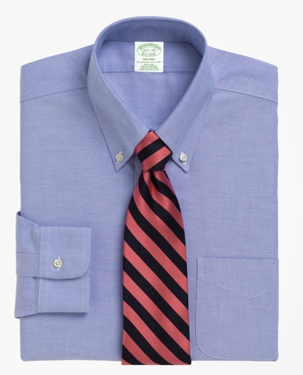 Brooks Brothers Cool Milano Slim-Fit Dress Shirt, Non-Iron Button-Down Collar, image 1