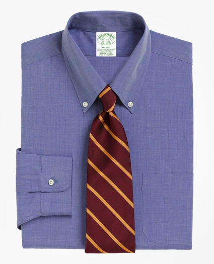 Milano Slim-Fit Dress Shirt, Button-Down Collar, image 1