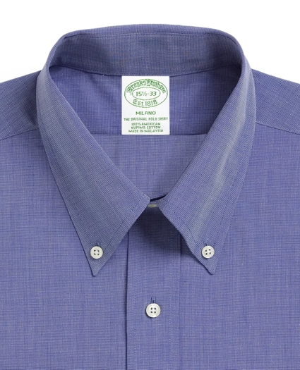 Milano Slim-Fit Dress Shirt, Button-Down Collar, image 2