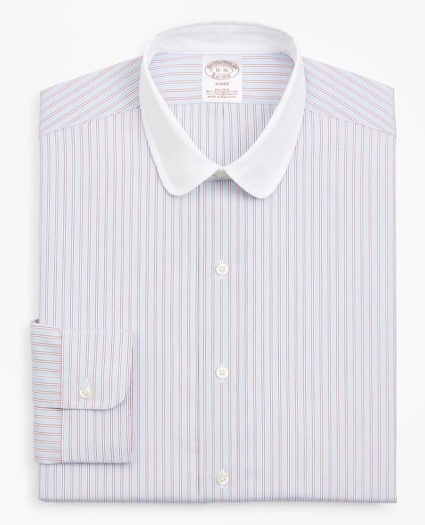 Stretch Soho Extra-Slim Fit Dress Shirt, Double-Stripe, image 4