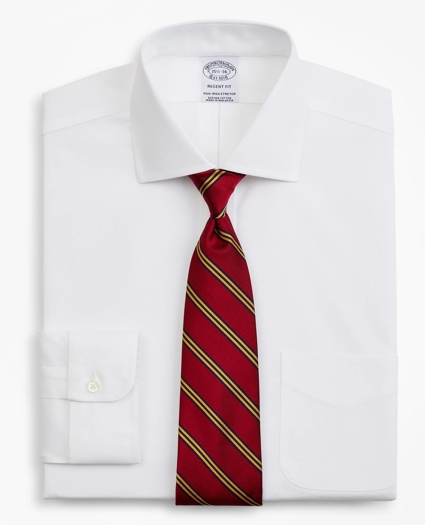 Stretch Regent Regular-Fit  Dress Shirt, Non-Iron Pinpoint English Collar, image 1