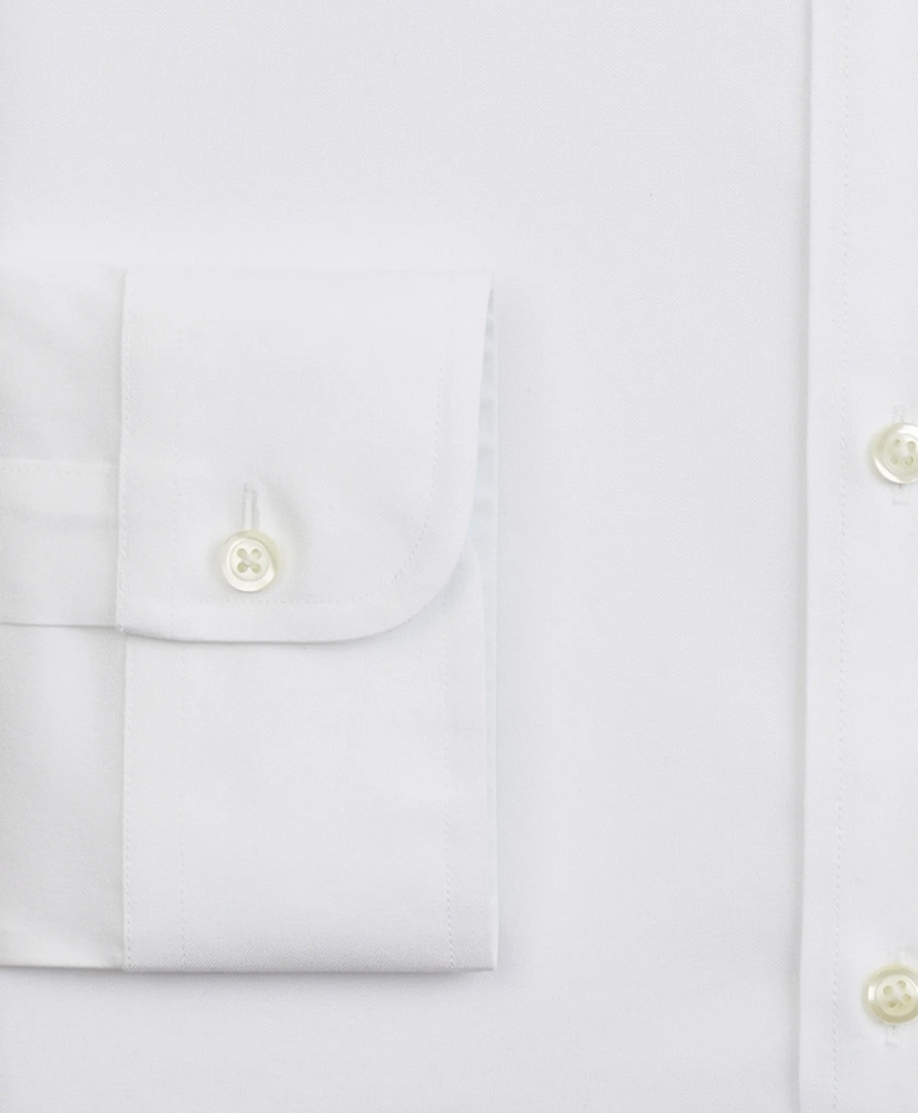 Stretch Regent Regular-Fit  Dress Shirt, Non-Iron Pinpoint English Collar, image 3