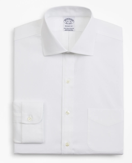 Stretch Regent Regular-Fit  Dress Shirt, Non-Iron Pinpoint English Collar, image 4