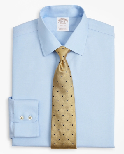 Stretch Soho Extra-Slim-Fit Dress Shirt, Non-Iron Twill Ainsley Collar, image 1