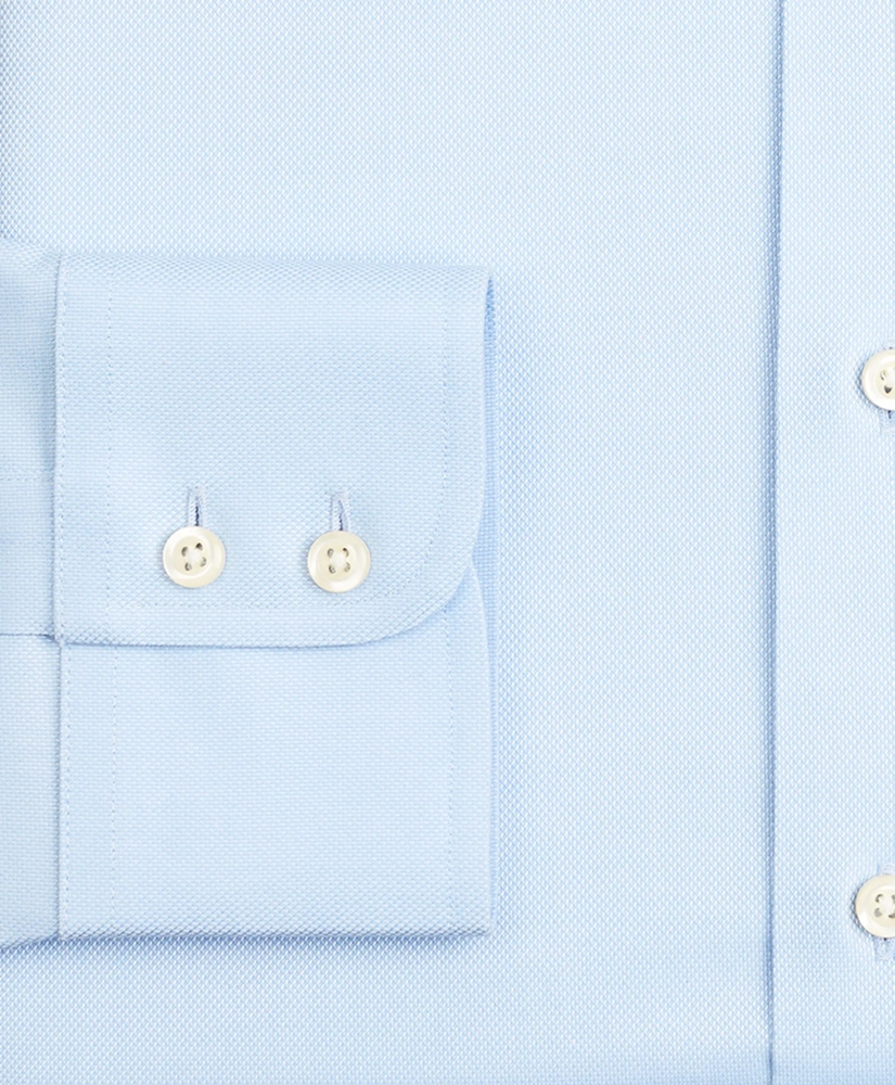 Stretch Milano Slim-Fit Dress Shirt, Non-Iron Royal Oxford Button-Down Collar, image 3