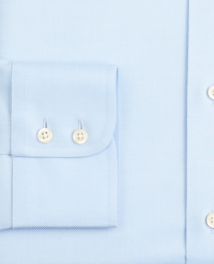 Stretch Milano Slim-Fit Dress Shirt, Non-Iron Royal Oxford Button-Down Collar, image 3