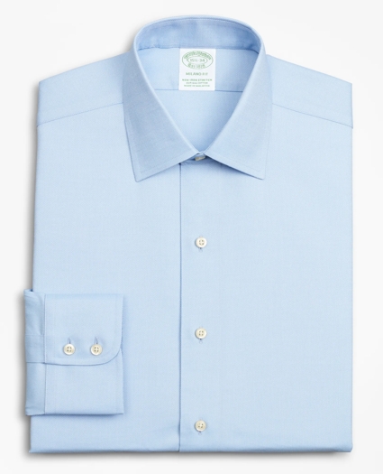 Stretch Milano Slim-Fit Dress Shirt, Non-Iron Royal Oxford Ainsley Collar, image 4