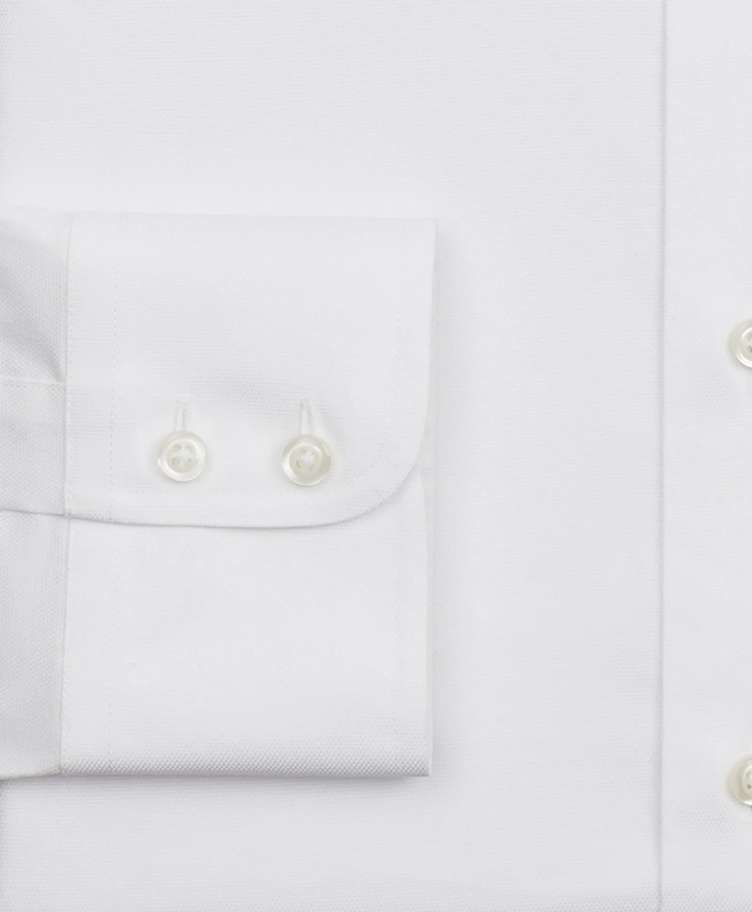 Stretch Milano Slim-Fit Dress Shirt, Non-Iron Royal Oxford Ainsley Collar, image 3