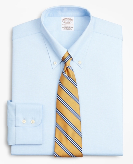 Stretch Soho Extra-Slim-Fit Dress Shirt, Non-Iron Royal Oxford Button-Down Collar, image 1