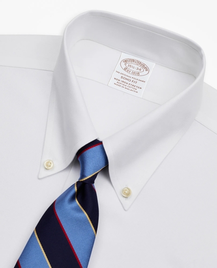 Stretch Soho Extra-Slim-Fit Dress Shirt, Non-Iron Royal Oxford Button-Down Collar, image 2