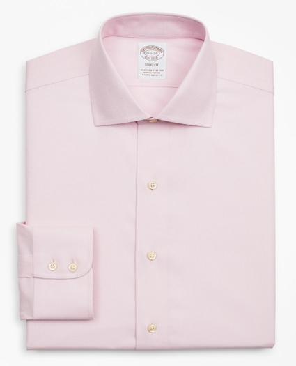 Stretch Soho Extra-Slim-Fit Dress Shirt, Non-Iron Royal Oxford English Collar, image 4
