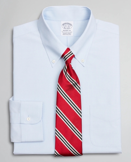 Stretch Regent Regular-Fit Dress Shirt, Non-Iron Poplin Button-Down Collar End-on-End, image 1
