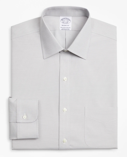 Stretch Regent Regular-Fit Dress Shirt, Non-Iron Poplin Ainsley Collar End-on-End, image 4