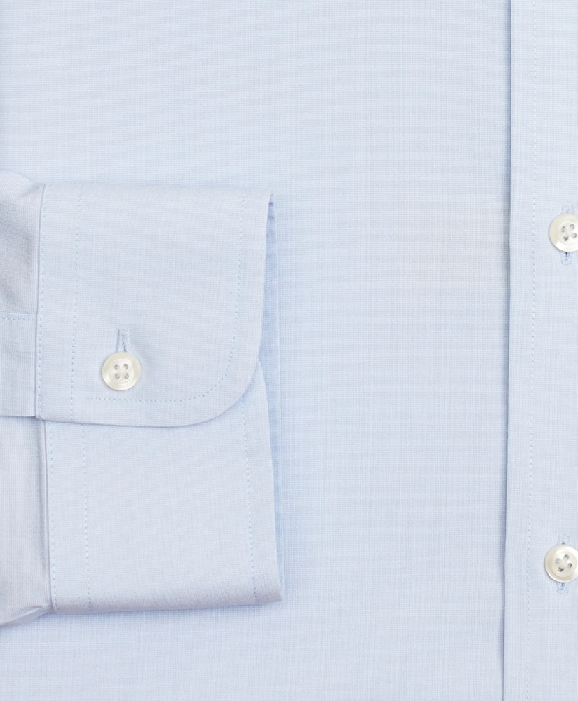 Stretch Regent Regular-Fit Dress Shirt, Non-Iron Poplin English Collar End-on-End, image 3
