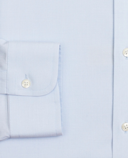 Stretch Regent Regular-Fit Dress Shirt, Non-Iron Poplin English Collar End-on-End, image 3