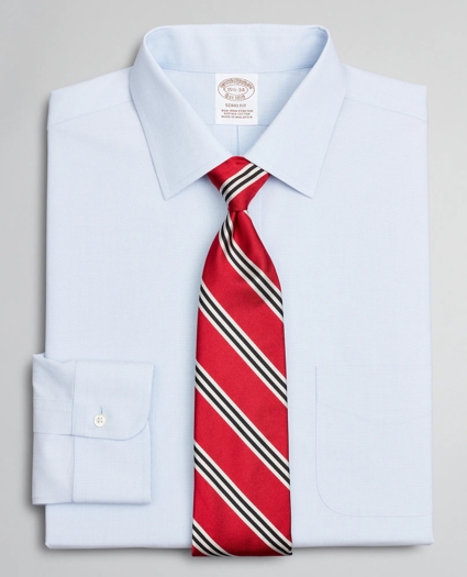 Stretch Soho Extra-Slim-Fit Dress Shirt, Non-Iron Poplin Ainsley Collar End-on-End, image 1