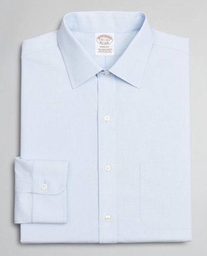 Stretch Soho Extra-Slim-Fit Dress Shirt, Non-Iron Poplin Ainsley Collar End-on-End, image 4