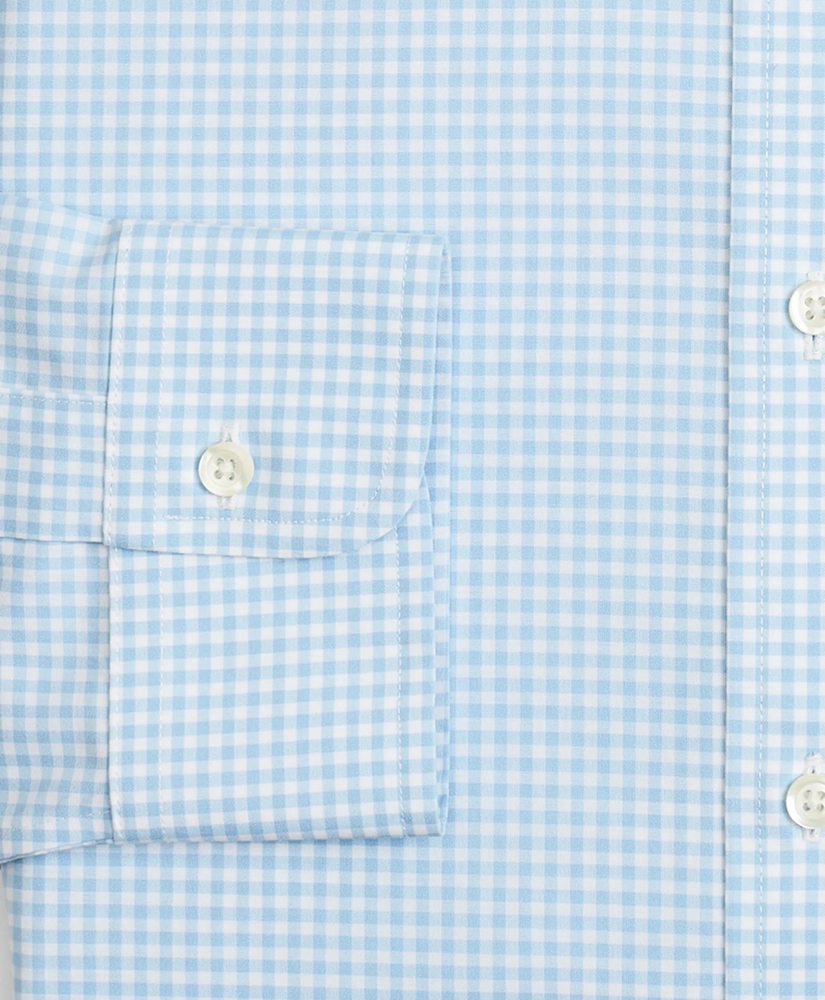 Stretch Regent Regular-Fit  Dress Shirt, Non-Iron Poplin Ainsley Collar Gingham, image 3