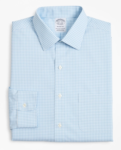 Stretch Regent Regular-Fit  Dress Shirt, Non-Iron Poplin Ainsley Collar Gingham, image 4