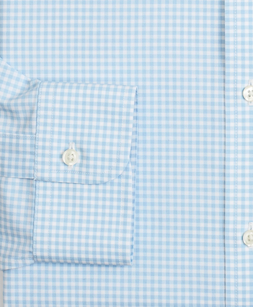 Stretch Regent Regular-Fit  Dress Shirt, Non-Iron Poplin English Collar Gingham, image 3