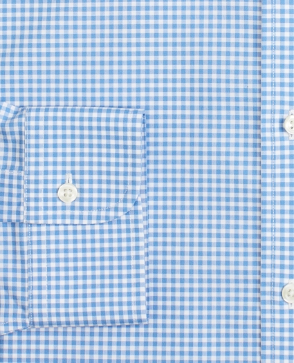Stretch Soho Extra-Slim-Fit Dress Shirt, Non-Iron Poplin Button-Down Collar Gingham, image 3